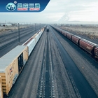 Del transporte CIF DDU DDP del transporte internacional de mercancías por ferrocarril de China